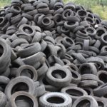 heap of used tires