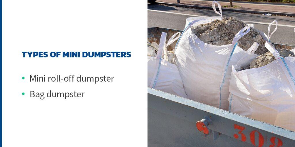 Your Mini Dumpster Rental Guide Hometown Waste & Recycling