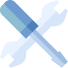 blue tools vector icon