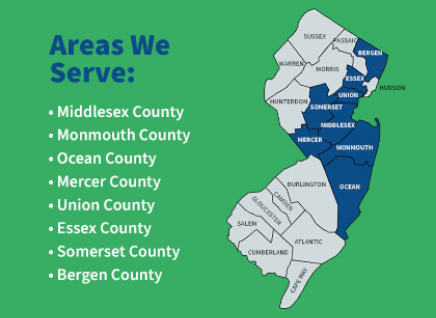 visual map of areas we serve