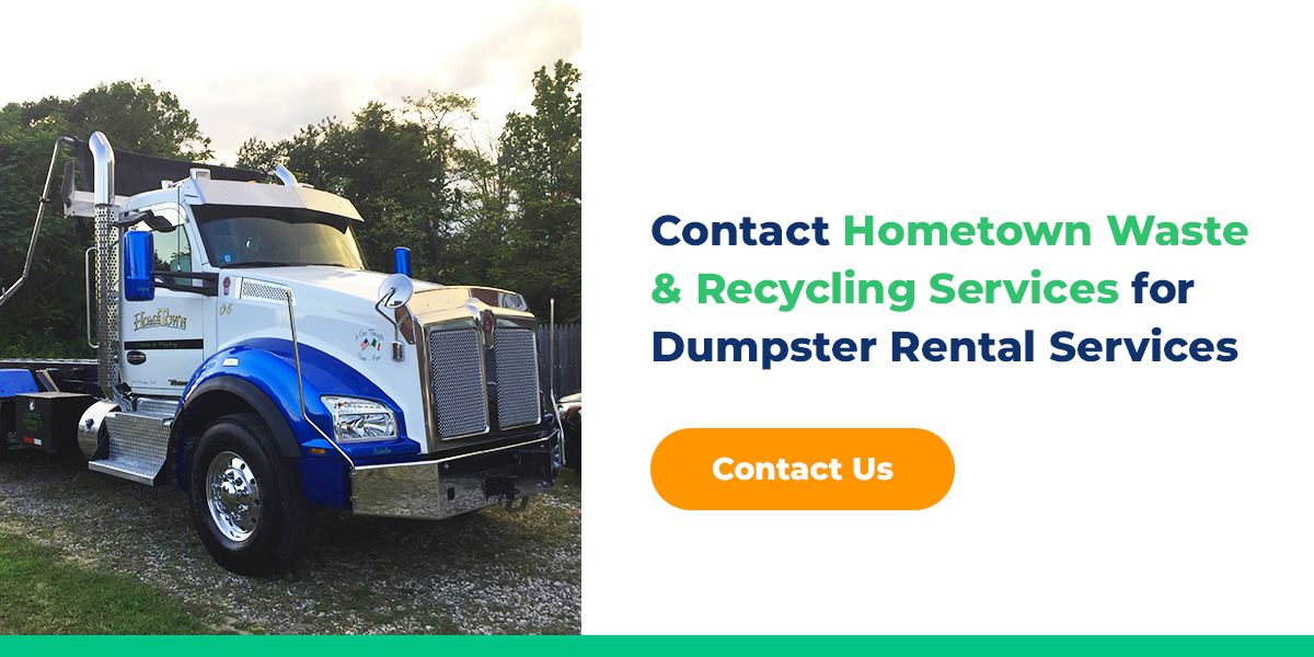 Contact Hometown Waste & Recycling Services for Dumpster Rental Services