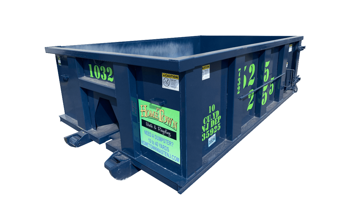 a 10 yard dumpster container
