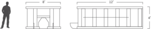 10 yard dumpster blueprint