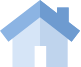blue house icon