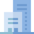 blue skyscraper icon
