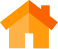 orange house icon